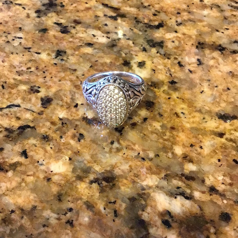 Angela by John Hardy CZ ring, size 7